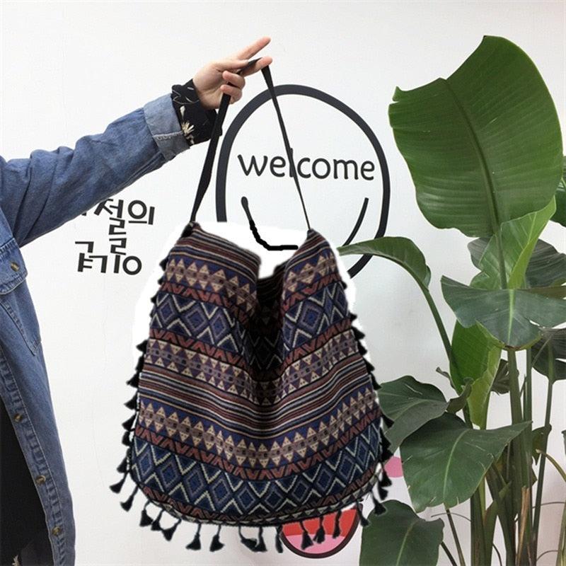 Bohemian Tassel Fringe Shoulder Bag bags - The Burner Shop