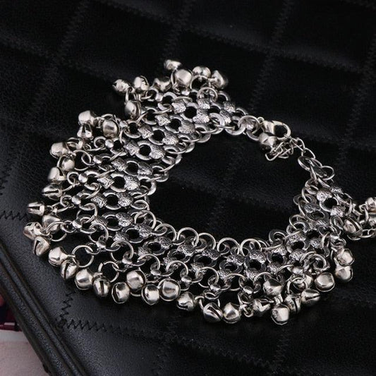 Bohemian Vintage Bells Anklet Anklets - The Burner Shop