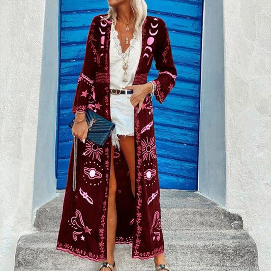Boho Autumn Cardigan Cardigans - The Burner Shop