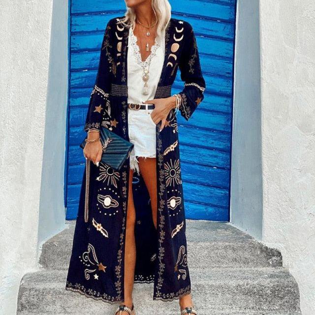 Boho Autumn Cardigan Cardigans - The Burner Shop