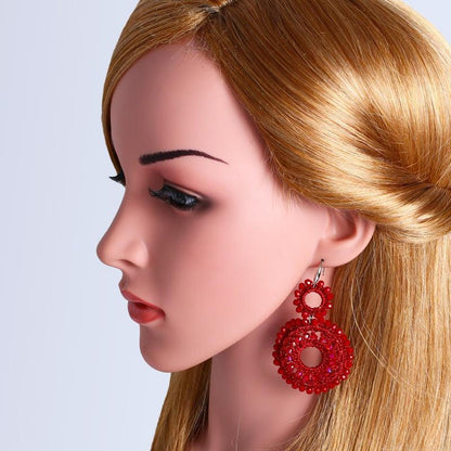 Boho Beaded Drop Earrings Earrings - The Burner Shop