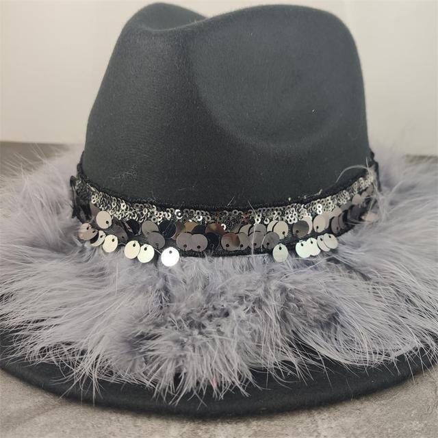 Boho Brim Wool Felt Fedora Panama Hat Hats - The Burner Shop