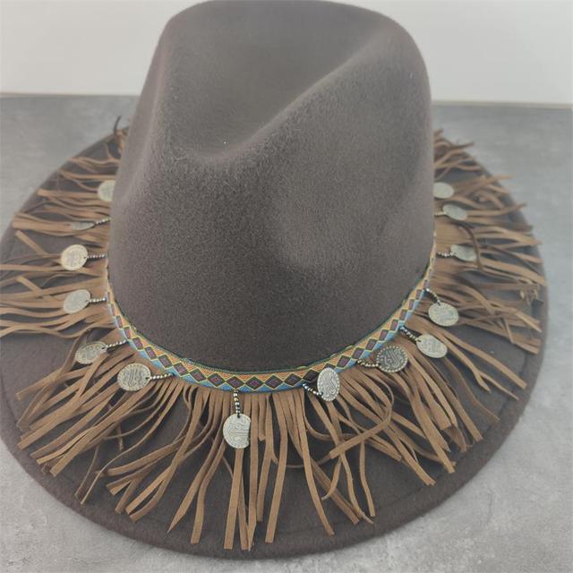 Boho Brim Wool Felt Fedora Panama Hat Hats - The Burner Shop