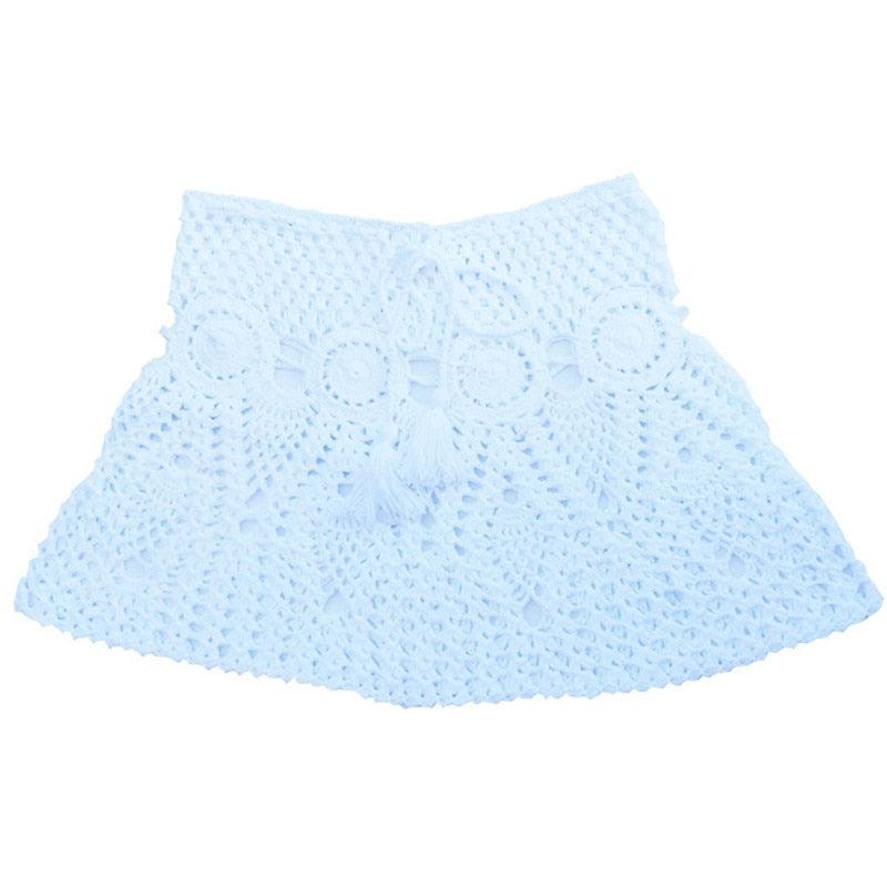 Boho Chi Crochet Mini Skirt Skirts - The Burner Shop