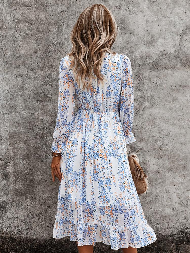 Boho Chic Butterfly Sleeve Dress Dresses - The Burner Shop