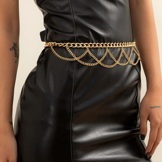 Boho Chic Chain Belt Body Jewelry - The Burner Shop