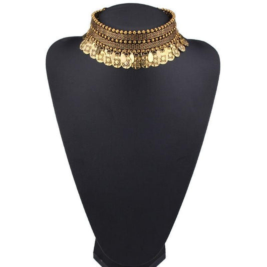 Boho Chic Coin Necklace Necklaces - The Burner Shop