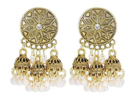 Boho Chic Drop Earrings Earrings - The Burner Shop
