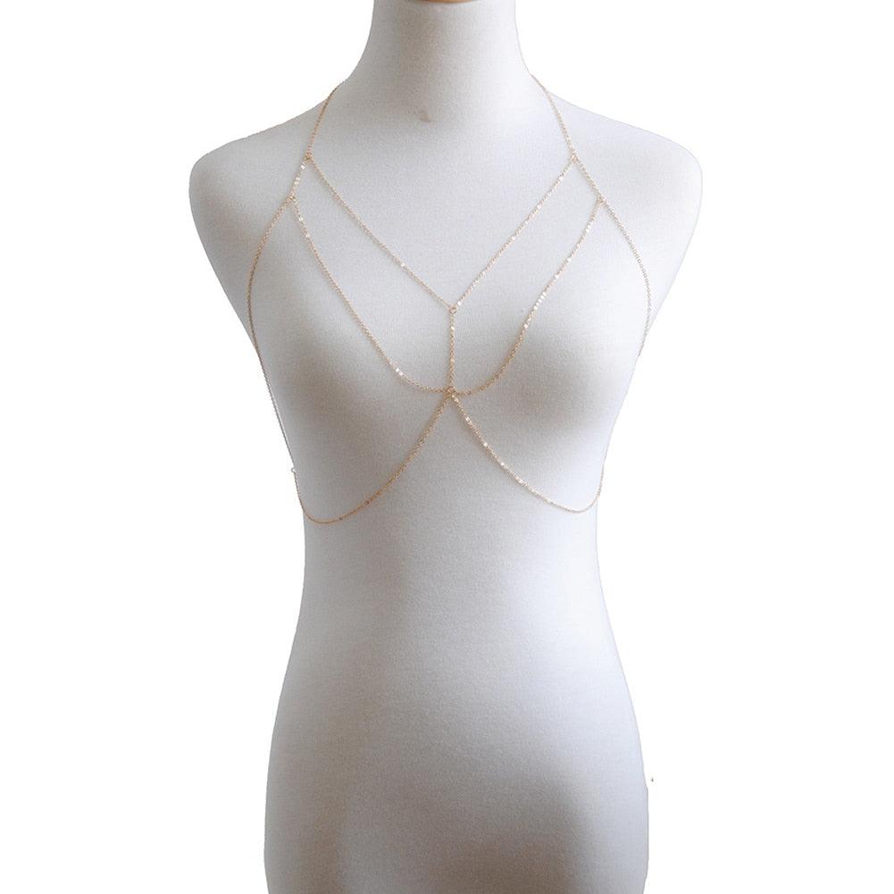 Boho Chic Harness Necklace Necklaces - The Burner Shop