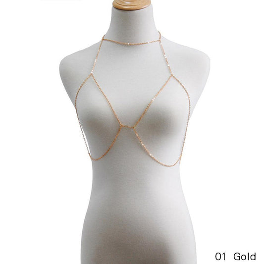 Boho Chic Harness Necklace Necklaces - The Burner Shop