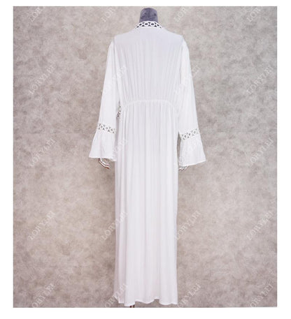 Boho Chic Hollow Out Beach Cover Up Cover Ups - The Burner Shop