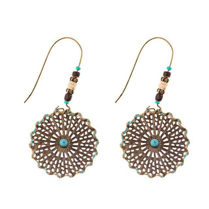 Boho Chic Long Chain Dangle Earrings Earrings - The Burner Shop