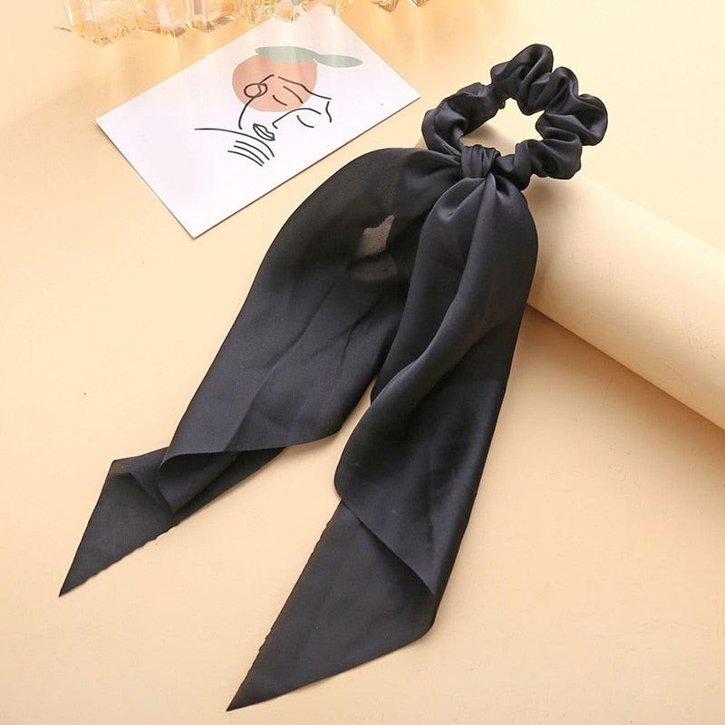 Boho Chic Ribbon Hair Scrunchies Hair Tie - The Burner Shop