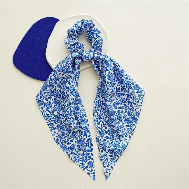 Boho Chic Ribbon Hair Scrunchies Hair Tie - The Burner Shop