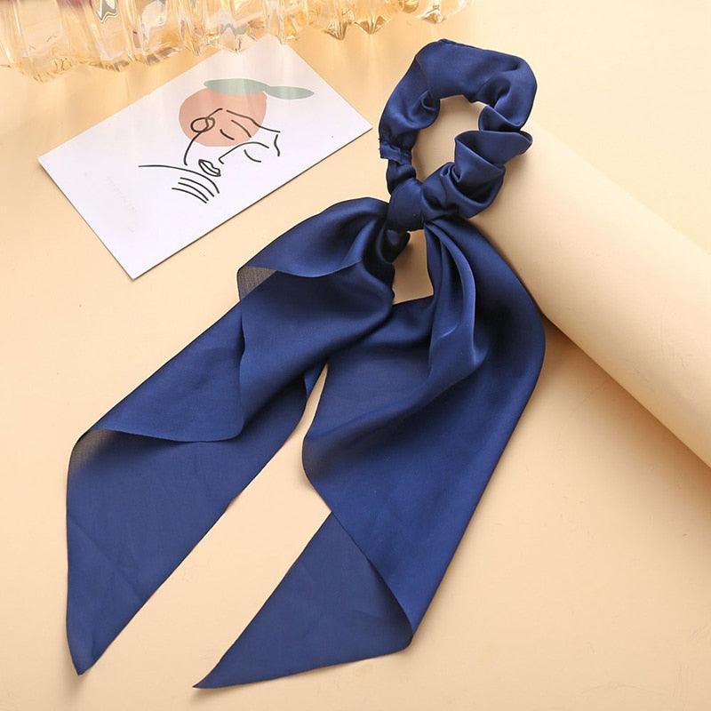 Boho Chic Ribbon Hair Scrunchies Hair Tie - The Burner Shop