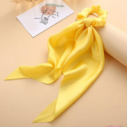 Boho Chic Ribbon Hair Scrunchies Hair Tie - The Burner Shop