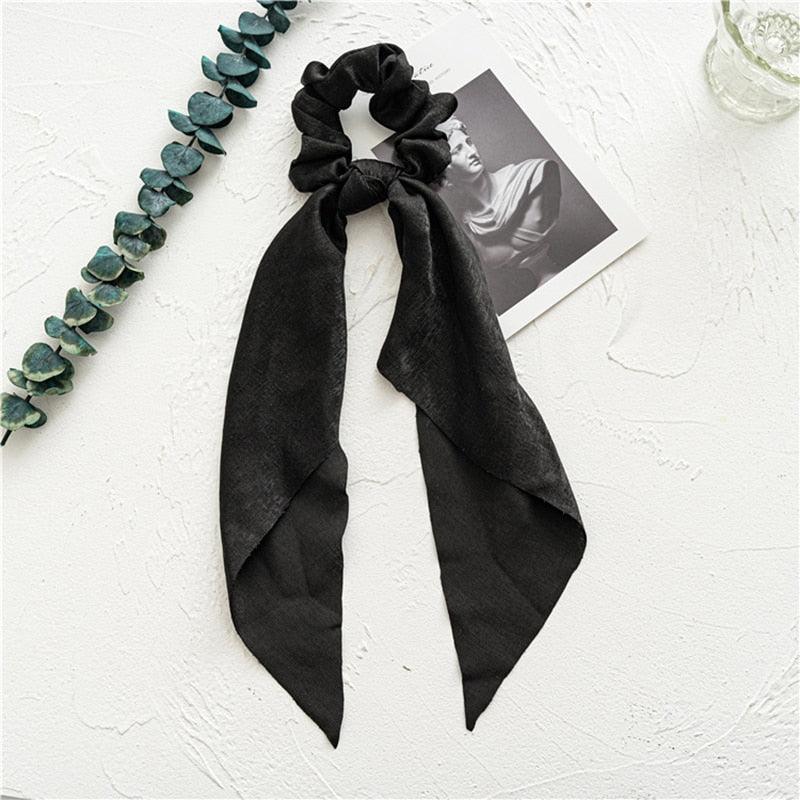 Boho Chic Ribbon Hair Scrunchies Hair Tie - The Burner Shop