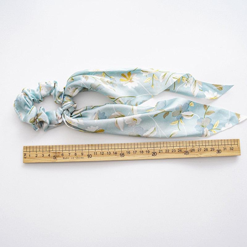 Boho Chic Ribbon Hair Scrunchies Hair Tie - The Burner Shop