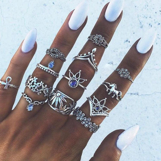 Boho Chic Ring Sets Rings - The Burner Shop