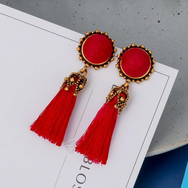 Boho Chic Tassel Earrings Earrings - The Burner Shop