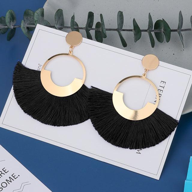 Boho Chic Tassel Earrings Earrings - The Burner Shop
