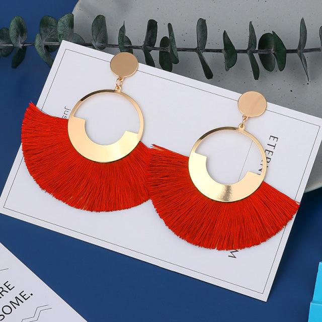 Boho Chic Tassel Earrings Earrings - The Burner Shop