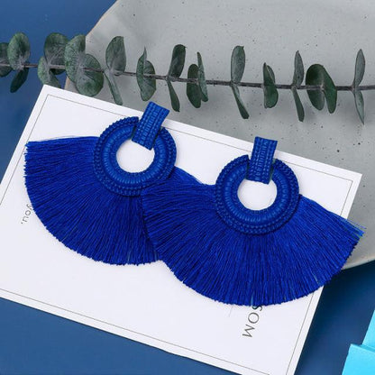 Boho Chic Tassel Earrings Earrings - The Burner Shop