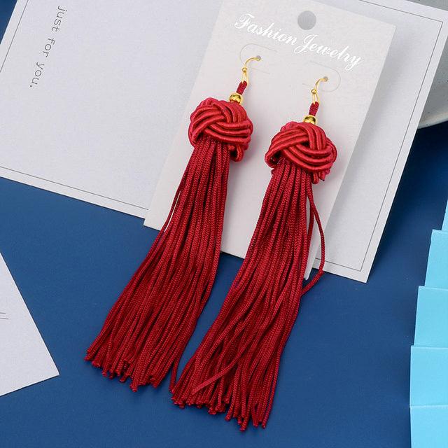 Boho Chic Tassel Earrings Earrings - The Burner Shop