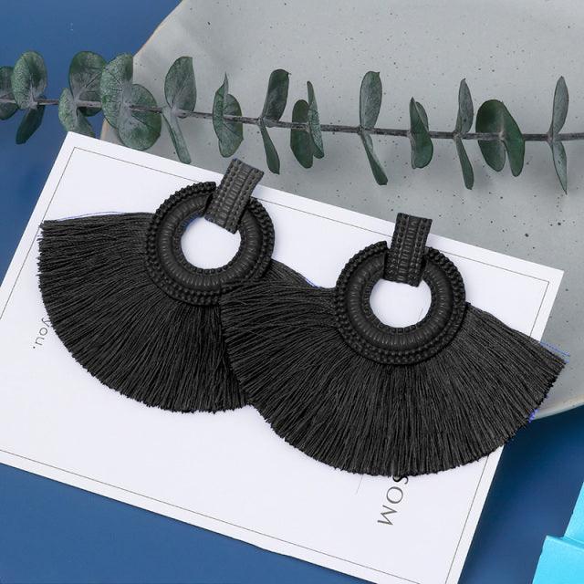 Boho Chic Tassel Earrings Earrings - The Burner Shop