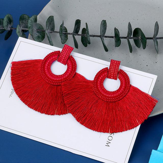 Boho Chic Tassel Earrings Earrings - The Burner Shop