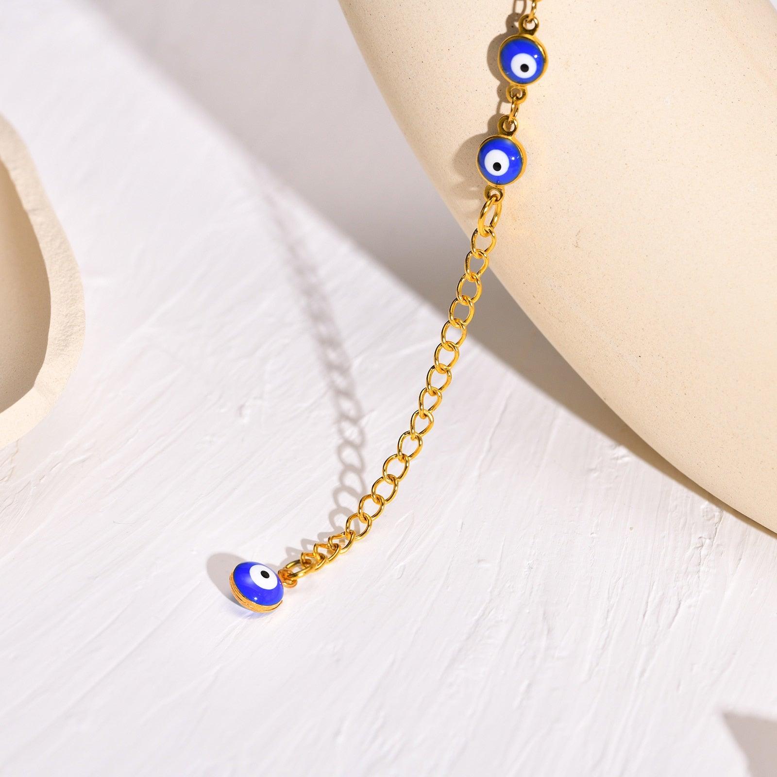 Boho Evil Eye Anklets Anklets - The Burner Shop