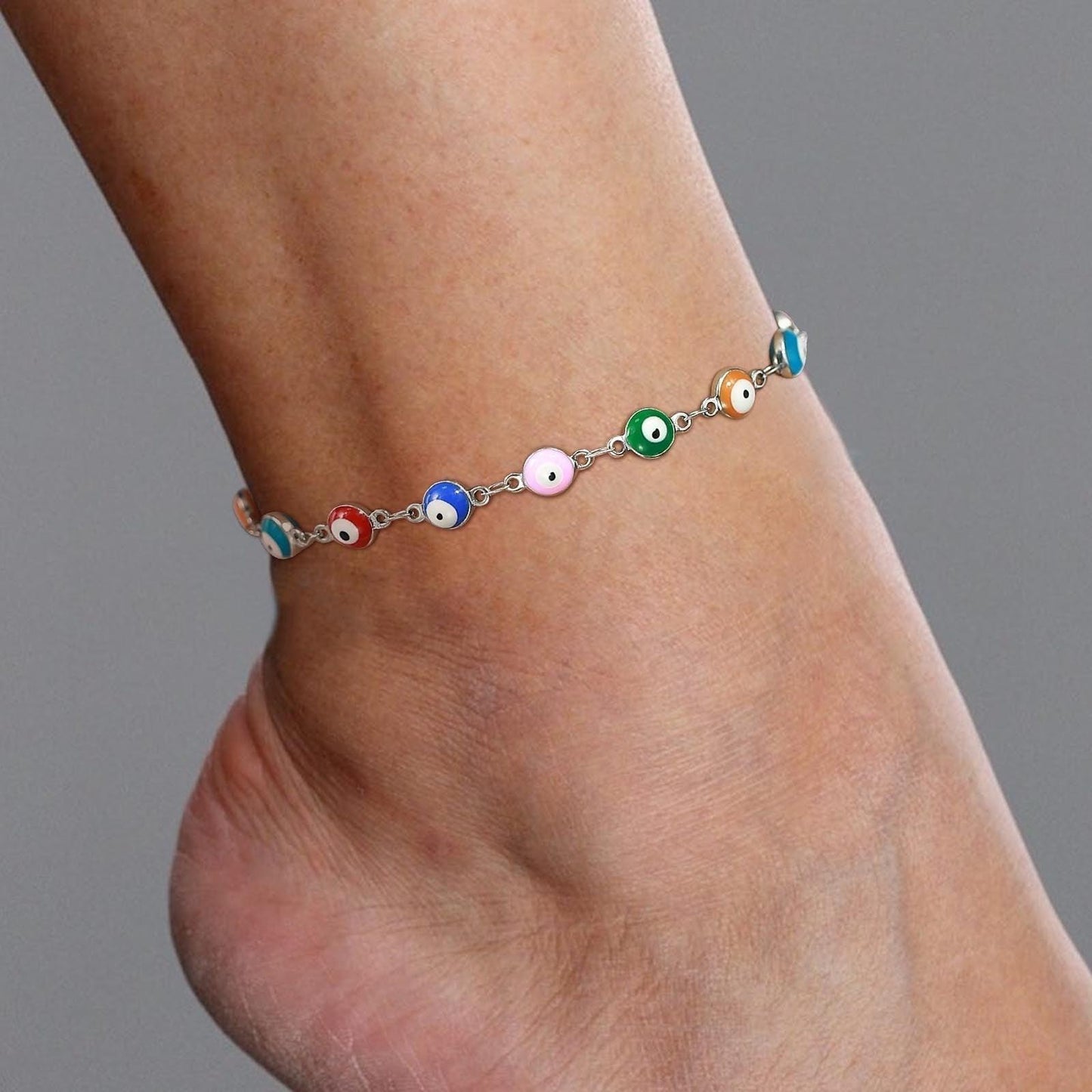 Boho Evil Eye Anklets Anklets - The Burner Shop