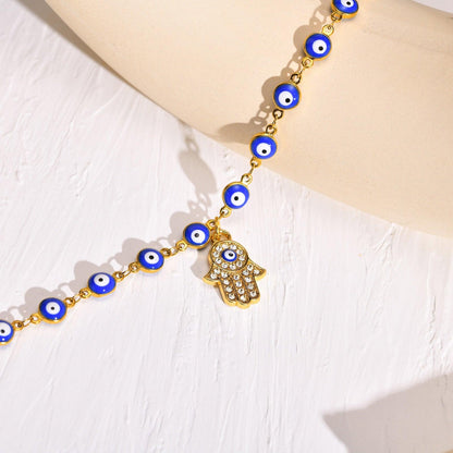 Boho Evil Eye Anklets Anklets - The Burner Shop
