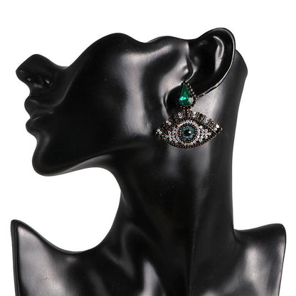 Boho Evil Eye Dangle Earrings Earrings - The Burner Shop