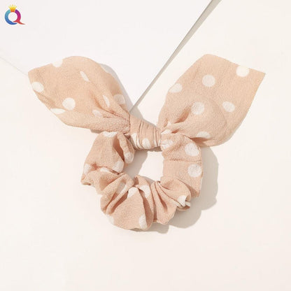 Boho Floral Bowknot Hair Ties Hair Tie - The Burner Shop