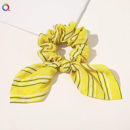 Boho Floral Bowknot Hair Ties Hair Tie - The Burner Shop
