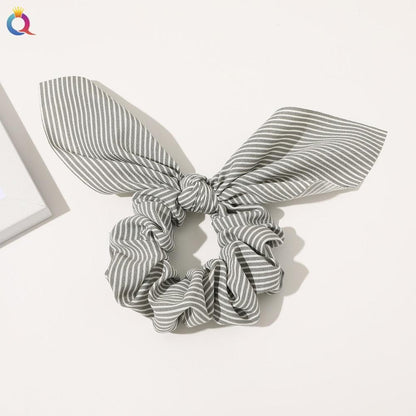 Boho Floral Bowknot Hair Ties Hair Tie - The Burner Shop