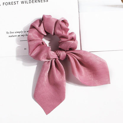 Boho Floral Bowknot Hair Ties Hair Tie - The Burner Shop