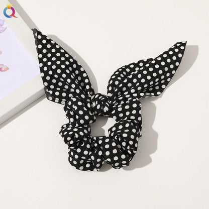 Boho Floral Bowknot Hair Ties Hair Tie - The Burner Shop