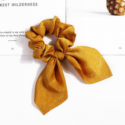 Boho Floral Bowknot Hair Ties Hair Tie - The Burner Shop