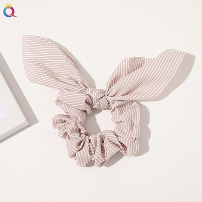 Boho Floral Bowknot Hair Ties Hair Tie - The Burner Shop