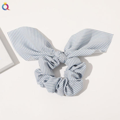 Boho Floral Bowknot Hair Ties Hair Tie - The Burner Shop
