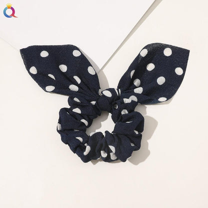 Boho Floral Bowknot Hair Ties Hair Tie - The Burner Shop