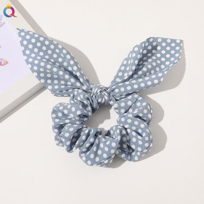 Boho Floral Bowknot Hair Ties Hair Tie - The Burner Shop