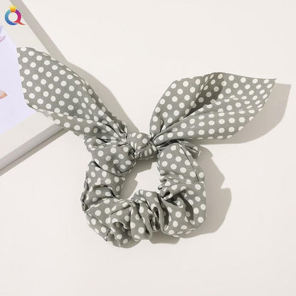 Boho Floral Bowknot Hair Ties Hair Tie - The Burner Shop