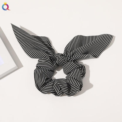 Boho Floral Bowknot Hair Ties Hair Tie - The Burner Shop