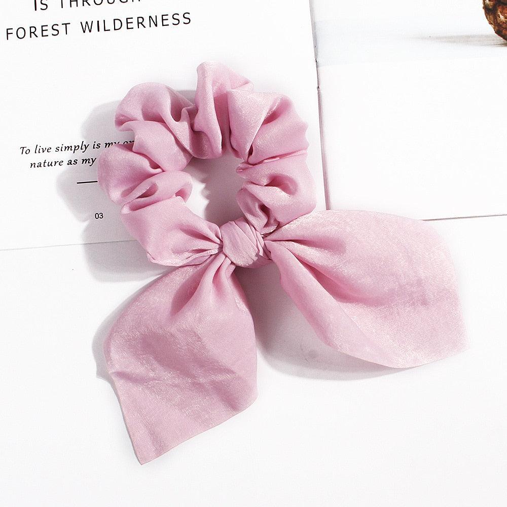 Boho Floral Bowknot Hair Ties Hair Tie - The Burner Shop