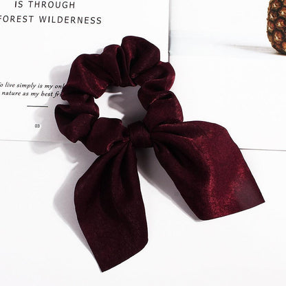Boho Floral Bowknot Hair Ties Hair Tie - The Burner Shop
