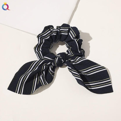 Boho Floral Bowknot Hair Ties Hair Tie - The Burner Shop