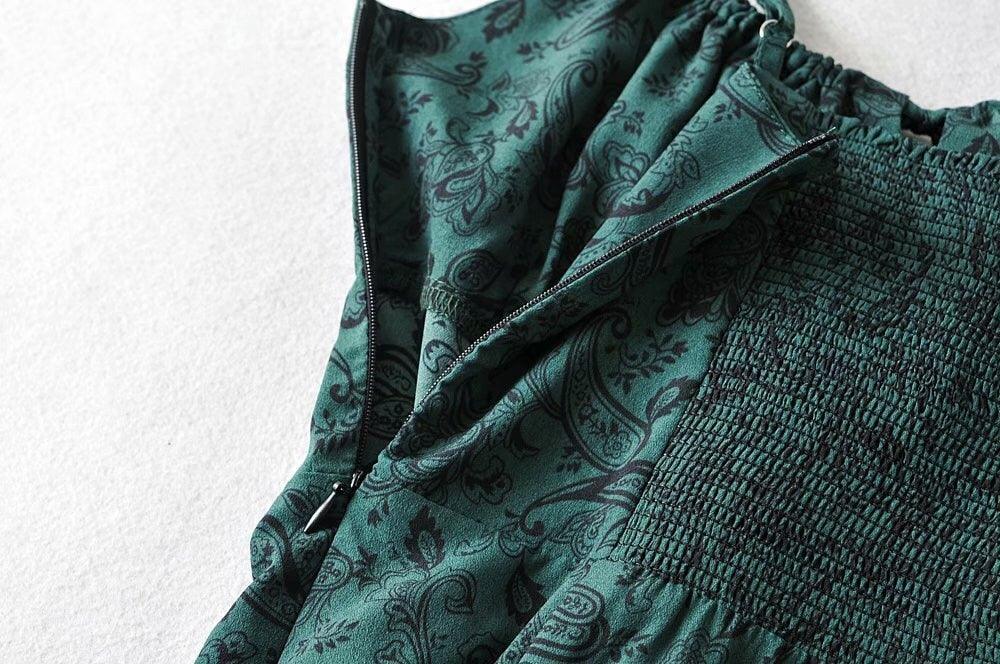Boho Floral Print Sling Dress dresses - The Burner Shop